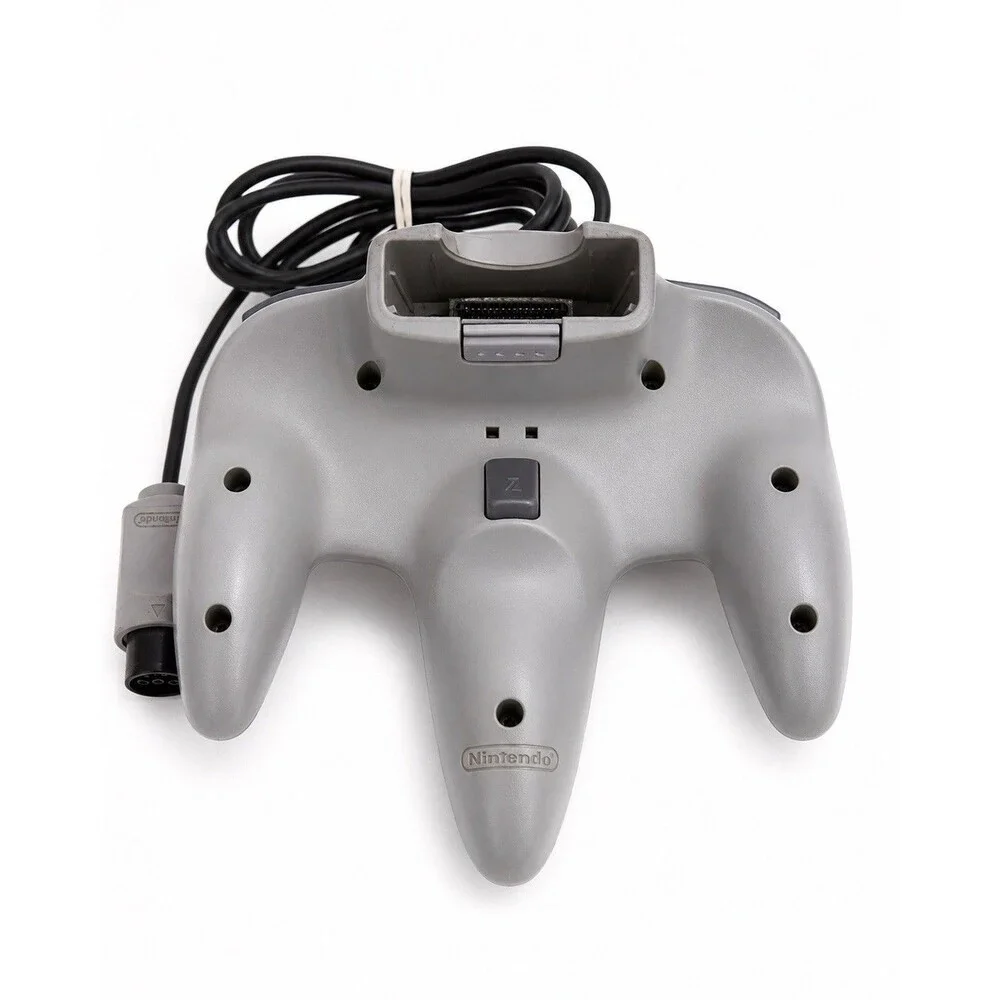 OEM Nintendo 64 N64 Gray Controller Original Genuine Tested NUS-005 Gray
